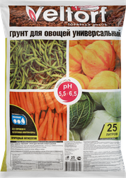 Изображение товара Грунт для овощей VELTORF Универсальный, 25л