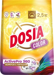 Порошок стиральный DOSIA Optima Color, 2,5кг