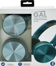 Наушники Bluetooth GAL BH-3009, синие