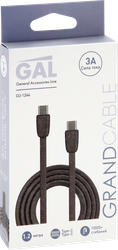 Кабель GAL CU-1244 type-C - type-C 3A 1,2м, TPE