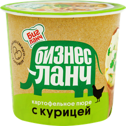 Изображение товара Пюре картофельное БИЗНЕС ЛАНЧ с курицей, 40г