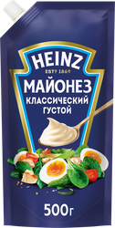 Изображение товара Майонез HEINZ Классический 67%, 500г