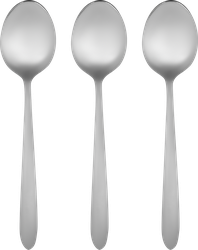 Изображение товара Ложка чайная HOMECLUB Bacio, нержавеющая сталь, 3шт