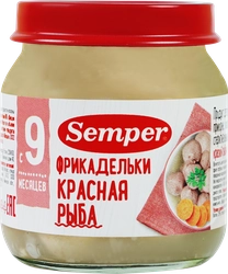 Фрикадельки рыбные SEMPER Красная рыба, с 9 месяцев, 100г