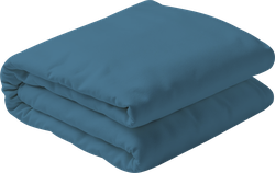 Изображение товара Пододеяльник 1,5-спальный HOMECLUB синий, поплин, Арт. HCP/DC1,5/Д3