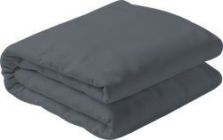 Изображение товара Пододеяльник 2-спальный HOMECLUB серый, поплин, Арт. HCP/DC2/Д1