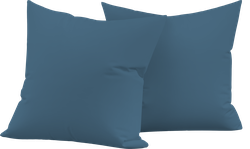 Изображение товара Набор наволочек HOMECLUB 70x70см синий, поплин, Арт. HCP/P7070/Д3, 2шт