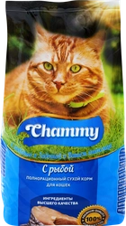 Корм сухой для кошек CHAMMY с рыбой, 1,9кг