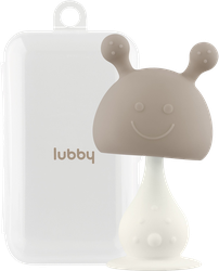 Изображение товара Прорезыватель-погремушка LUBBY White 2в1, на присоске в кейсе, в 
ассортименте, с 0 месяцев, Арт. 31927