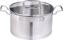 Изображение товара Кастрюля PLATINUM CHOICE с крышкой, нержавеющая сталь, 6л, Арт. AD-KP5