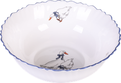 Изображение товара Салатник HOMECLUB Гуси 16см, стекло, Арт. BC-N0109