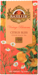 Изображение товара Чай черный BASILUR Винтажные цветы Цитрусовое наслаждение, листовой, 75г