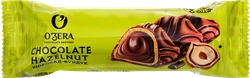 Батончик вафельный O'ZERA с ореховой начинкой в молочном шоколаде, 23г