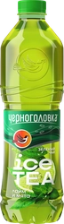 Напиток сокосодержащий ЧЕРНОГОЛОВКА Холодный чай зеленый Мята, лайм, 1.5л
