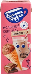 Коктейль БОЛЬШАЯ КРУЖКА Шоколад, мороженое 3%, без змж, 200мл