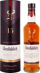 Виски GLENFIDDICH Шотландский солодовый 15 лет 40%, п/у, 0.7л