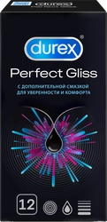 Презервативы DUREX Perfect gliss, 12шт
