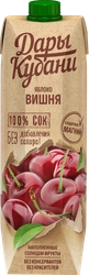Сок ДАРЫ КУБАНИ Яблочно-вишневый восстановленный осветленный, 0.95л