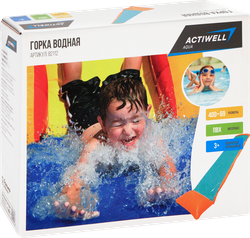 Горка водная для скольжения ACTIWELL AQUA 400х69х1см, Арт. 82112