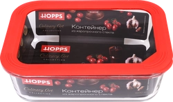 Контейнер HOPPS жаропрочное стекло, силикон, 1.5л, Арт. NE-BG5