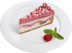 Изображение товара Торт ЛЕНТА FRESH Чизкейк малиновый взрыв, 160г