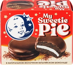 Десерт молочный ЗАВОД ИМЕНИ ПАСТУХОВА Sweetie Pie с бисквитом и суфле, без змж, 60г