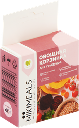 Лакомство для грызунов MIKIMEALS Корзинка овощная, 40г
