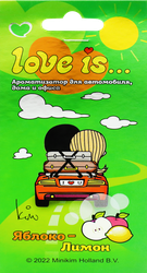 Изображение товара Ароматизатор воздуха подвесной MIODORE Love Is... Яблоко-лимон/Шоколад-дыня, Арт. LIK0010/LIK0016