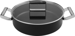 Изображение товара Сотейник STELLEN Pro 26см, кованый, антипригарное покрытие, индукция, с крышкой, Арт. TR-9906