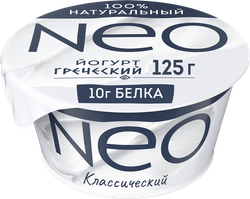 Изображение товара Йогурт NEO Греческий 2%, без змж, 125г