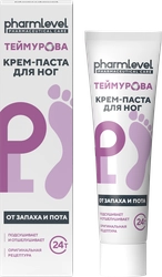 Крем-паста для ног PHARMLEVEL Теймурова от запаха и пота, 50г