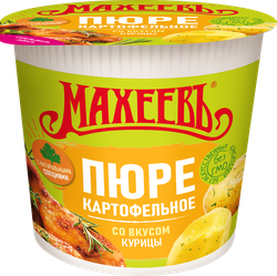 Изображение товара Пюре картофельное МАХЕЕВЪ со вкусом курицы, 40г