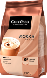 Кофе зерновой COFFESSO Mokka жареный, 1кг