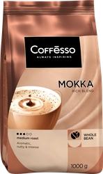 Кофе зерновой COFFESSO Mokka жареный, 1кг