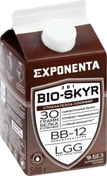 Напиток кисломолочный EXPONENTA Bio-Skyr Страчателла, пломбир, 500г