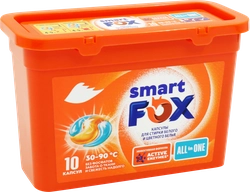 Капсулы для стирки SMART FOX All in One, 10шт