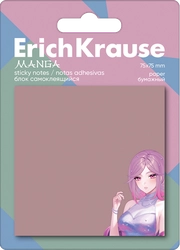 Блок для записей ERICHKRAUSE Manga самоклеящийся, 7,5х7,5см, 50 листов, Арт. 61665