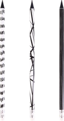 Набор карандашей чернографитных КРОК&ДИЛЛИ Nature, HB, с ластиком, Арт. MF521711, 3шт