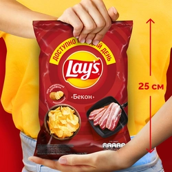 Чипсы картофельные LAY'S Бекон, 70г