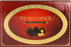 Изображение товара Конфеты САРАТОВСКАЯ КФ Чудо-орех с цельным фундуком, 190г