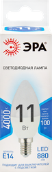Изображение товара Лампа светодиодная ЭРА Std LED B35-11W-840-E14 11Вт свеча, нейтральный белый свет, Арт. Б0032982