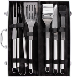 Изображение товара Набор для барбекю GIARDINO CLUB 6 предметов, в чехле, Арт. HD-009