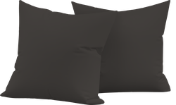 Изображение товара Набор наволочек HOMECLUB 70х70(+/-2)см, цвет графит, Арт. HCPC-S-77-GR, 2шт