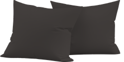 Изображение товара Набор наволочек HOMECLUB 50х70(+/-2)см, цвет графит, Арт. HCPC-S-57-GR, 2шт