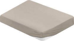 Изображение товара Простыня на резинке HOMECLUB 160x200(+/-3)см, цвет жемчужный, Арт. HCBS-S-16-PE