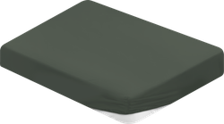 Изображение товара Простыня на резинке HOMECLUB 180x200(+/-3)см, зеленая, Арт. HCBS-S-18-EN