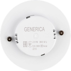 Лампа GENERICA LED таблетка 12Вт, 230В, 3000К, цоколь GX53, Арт., Арт. LL-T80-12-230-30-GX53-G