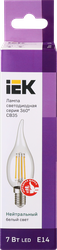 Изображение товара Лампа IEK LED свеча на ветру 7Вт, 230В, 4000К, цоколь Е14 360, Арт. LLF-CB35-7-230-40-E14-CL