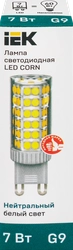 Лампа IEK LED Капсула 7Вт, 230В, 4000К, цоколь G4, Арт. LLE-CORN-7-230-40-G9