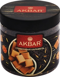 Чай черный AKBAR Сливочная карамель, листовой, 100г